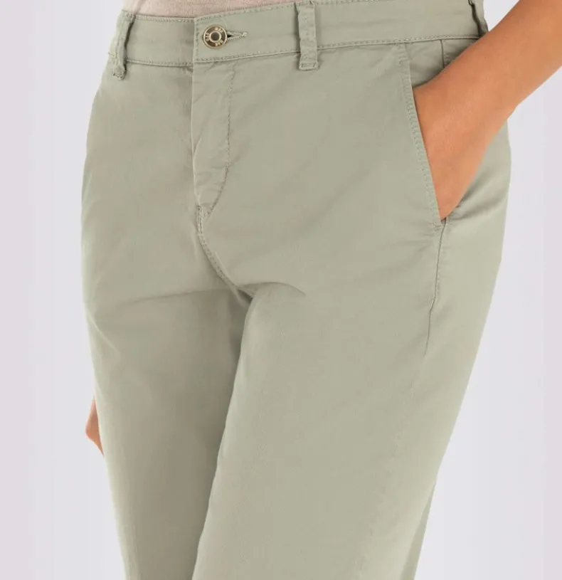 MAC WOMEN'S TURN UP CHINO - DRIED ROSEMARY