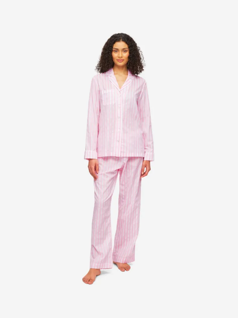 DEREK ROSE CAPRI 20 WOMEN'S PAJAMA SET - PINK
