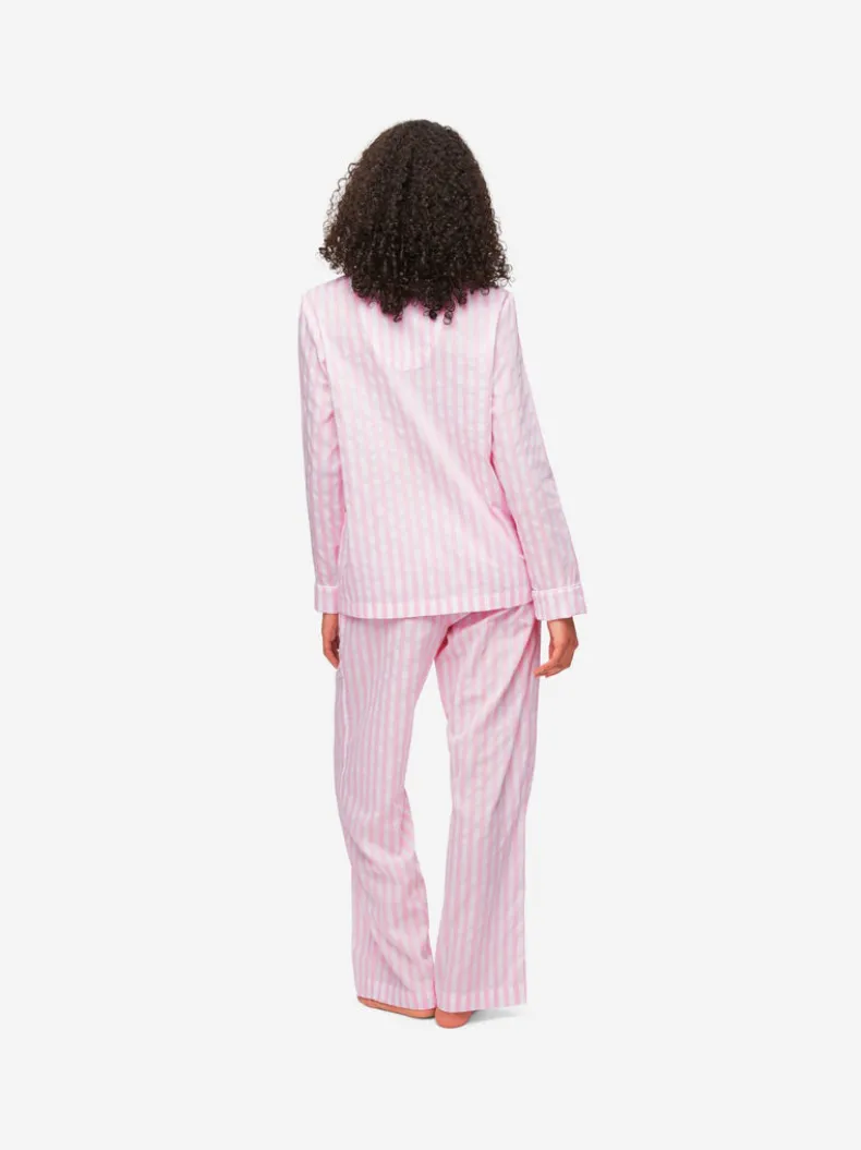 DEREK ROSE CAPRI 20 WOMEN'S PAJAMA SET - PINK