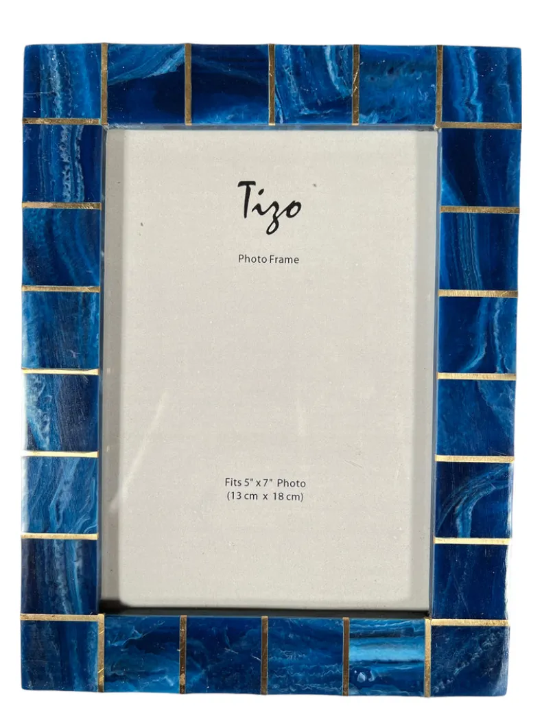 TIZO BRASS AND BLUE FRAME