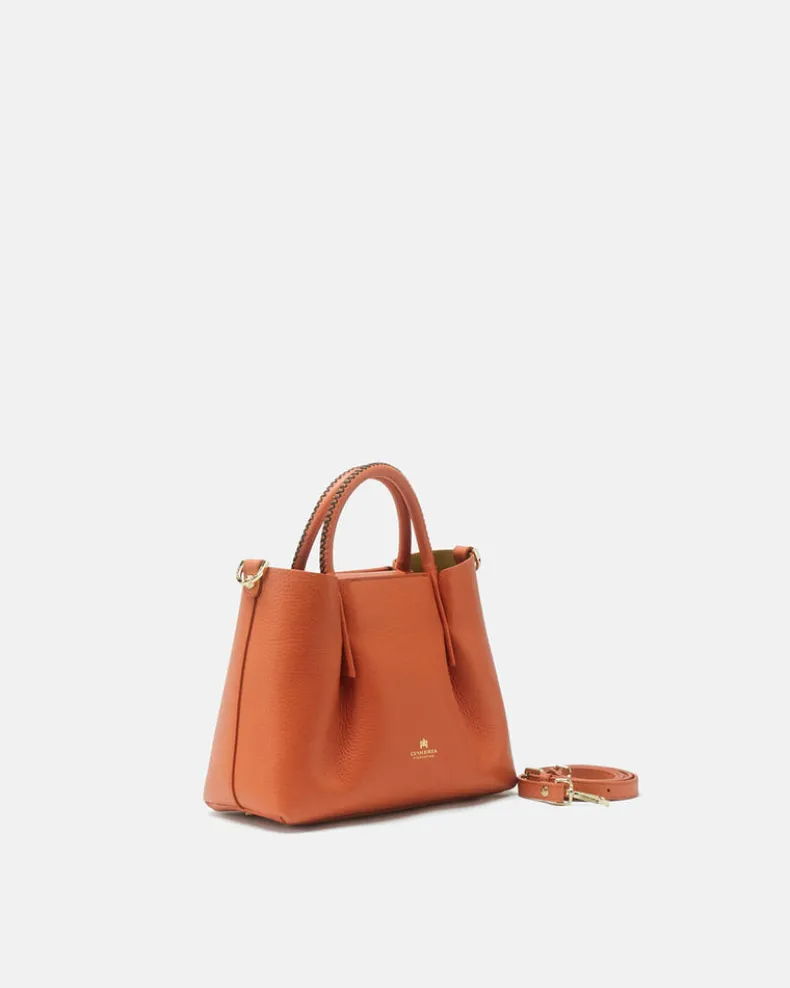 CUOIERIA FIORENTINA CANDY SMALL TOTE - PAPAYA