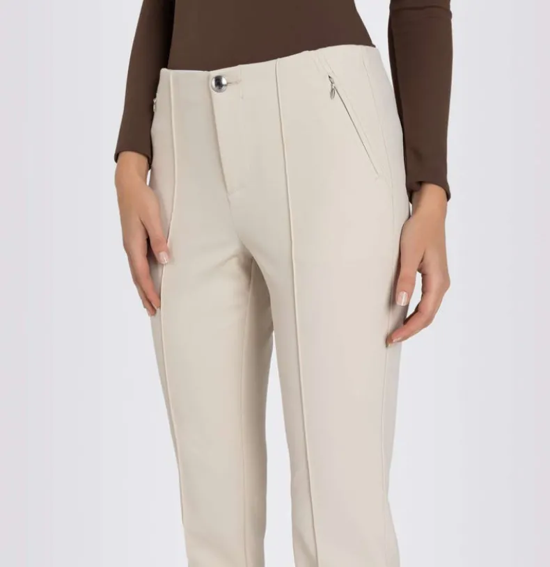 MAC WOMEN'S ANNA NEW ZIP PANT - IVORY
