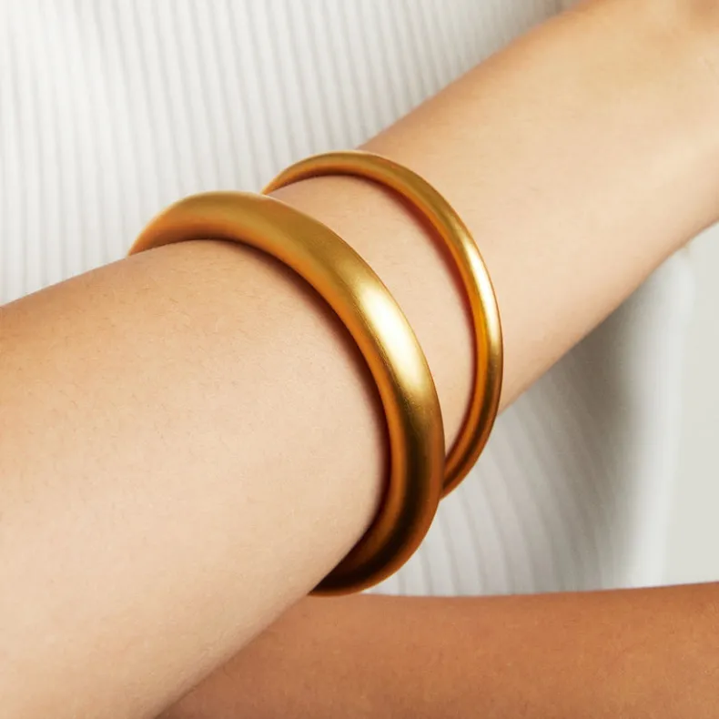 DEAN DAVIDSON LARGE DUNE BANGLE - SILVER
