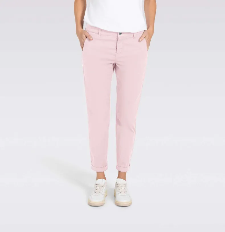 MAC WOMEN'S TURN UP CHINO - SOFT PINK