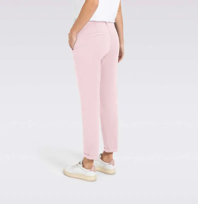 MAC WOMEN'S TURN UP CHINO - SOFT PINK