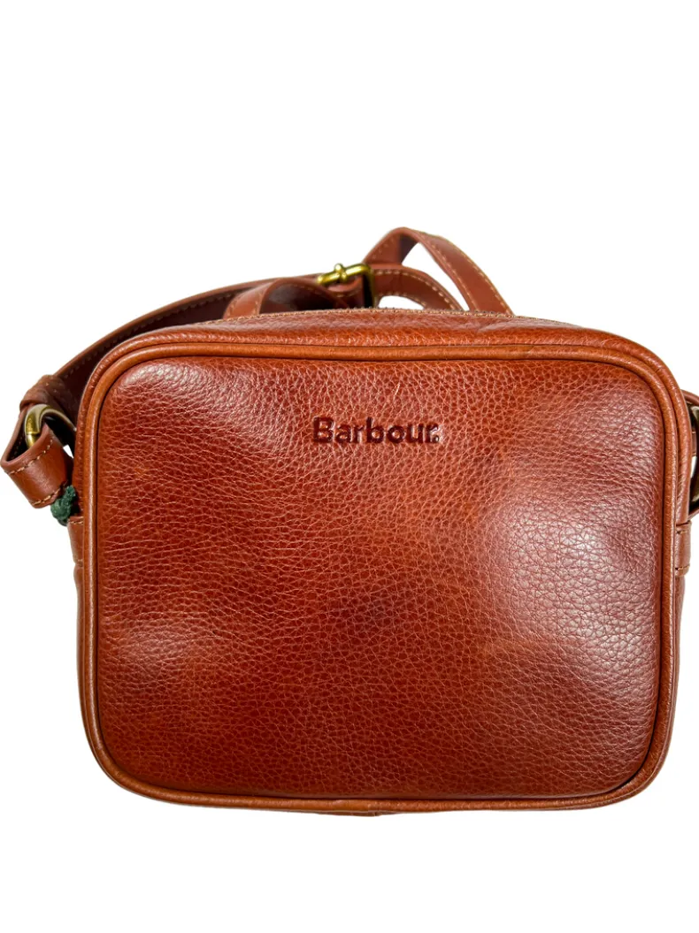 BARBOUR CLYDE LEATHER HANDBAG