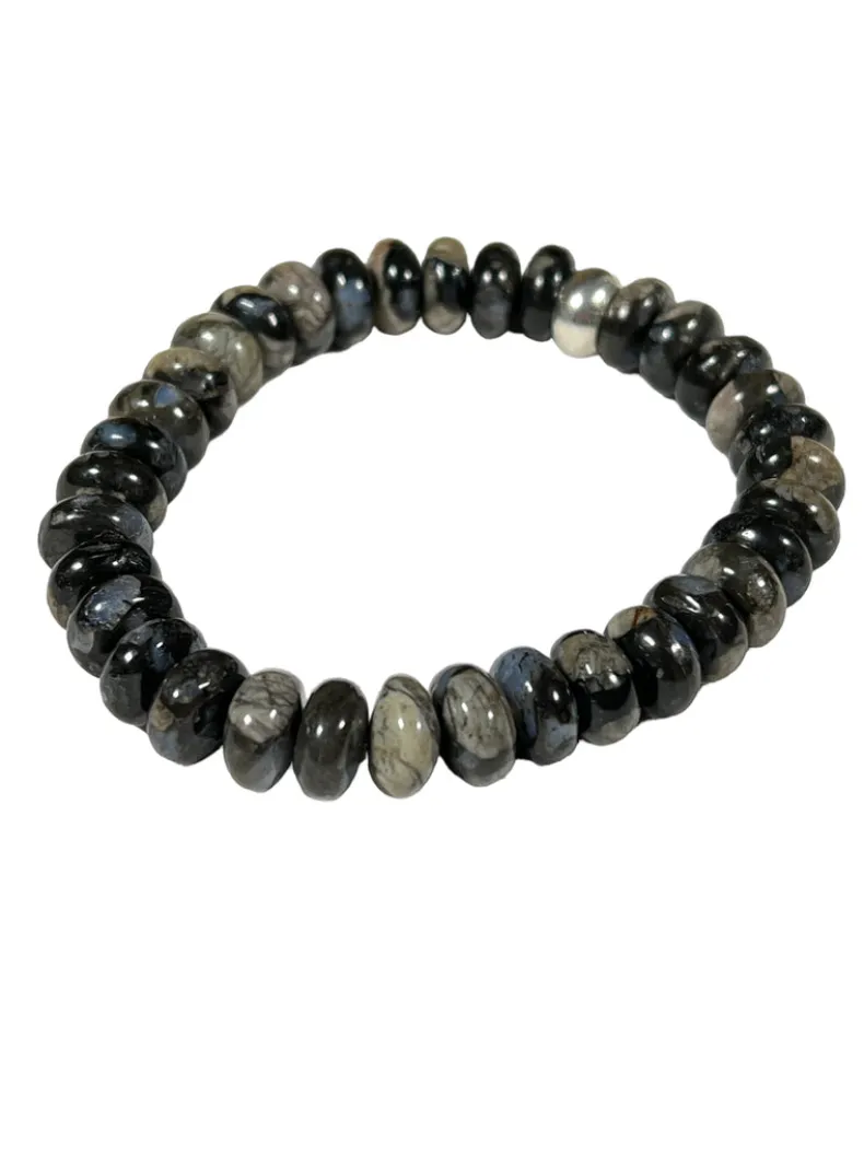 SPIVEY MANBEADS MEN'S STONE BEAD BRACELETS