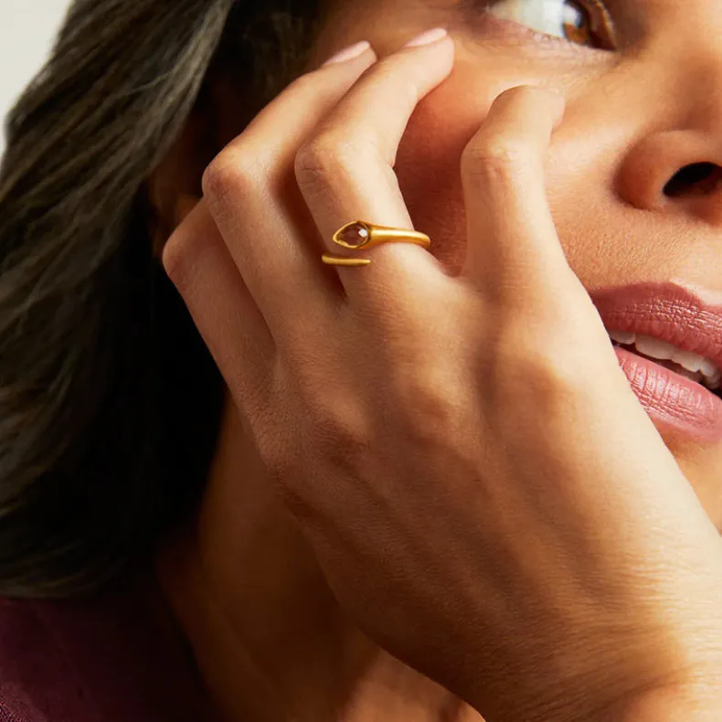 DEAN DAVIDSON ETERNA STACKING RING - SOFT ASH