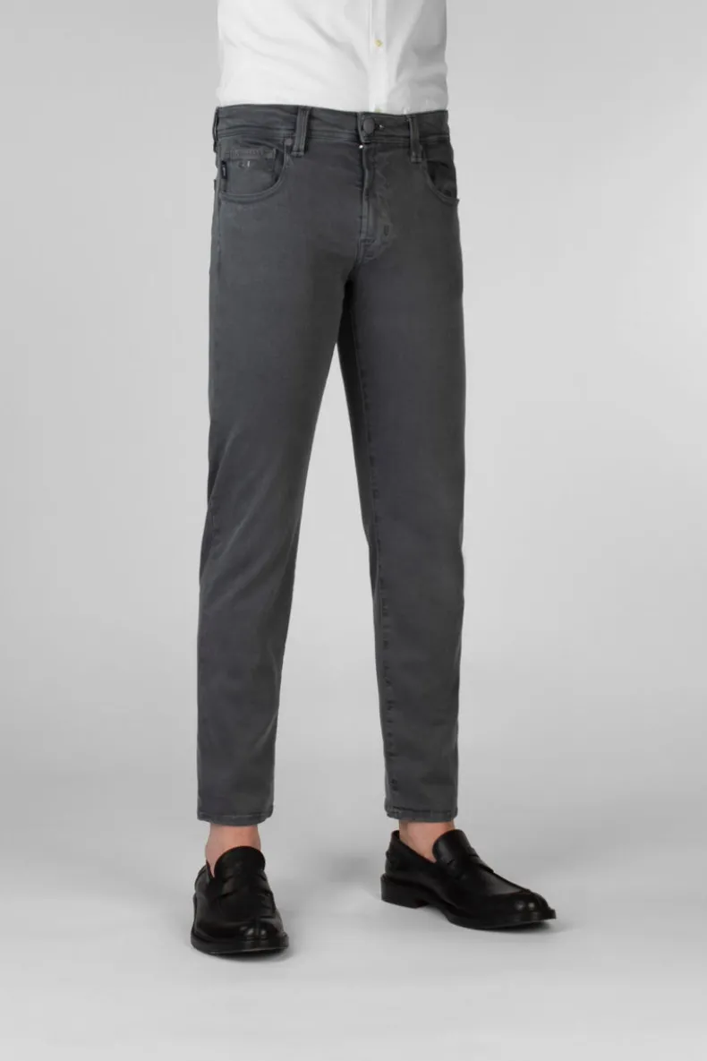 TRAMAROSSA MEN'S STRETCH JEANS - STEEL