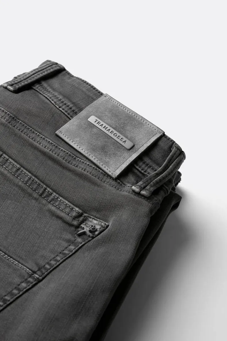 TRAMAROSSA MEN'S STRETCH JEANS - STEEL